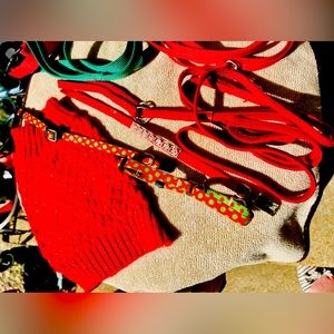 Christmas pet bundle for a small animal, red and green